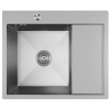Мойка настол.монтаж 60х50 (3,0) лев. вып 3 1/2  MIXLINE PRO 20см с сифоном (сатин) Ника